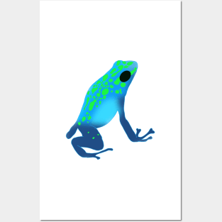 Neon Frog Posters and Art